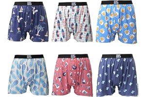 Warriors & Scholars | Mens boxer Shorts | Boxer shorts for men pack of 6 | Printed Mens underwear | Men boxer short underwear