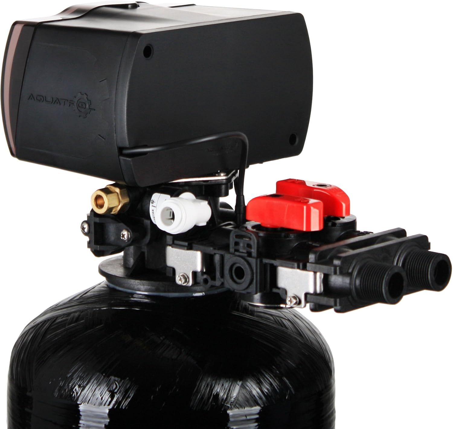 Aquasure Water Softener System Whole House Digital, 2-4 Bathrooms 64, 000 Grains - - 