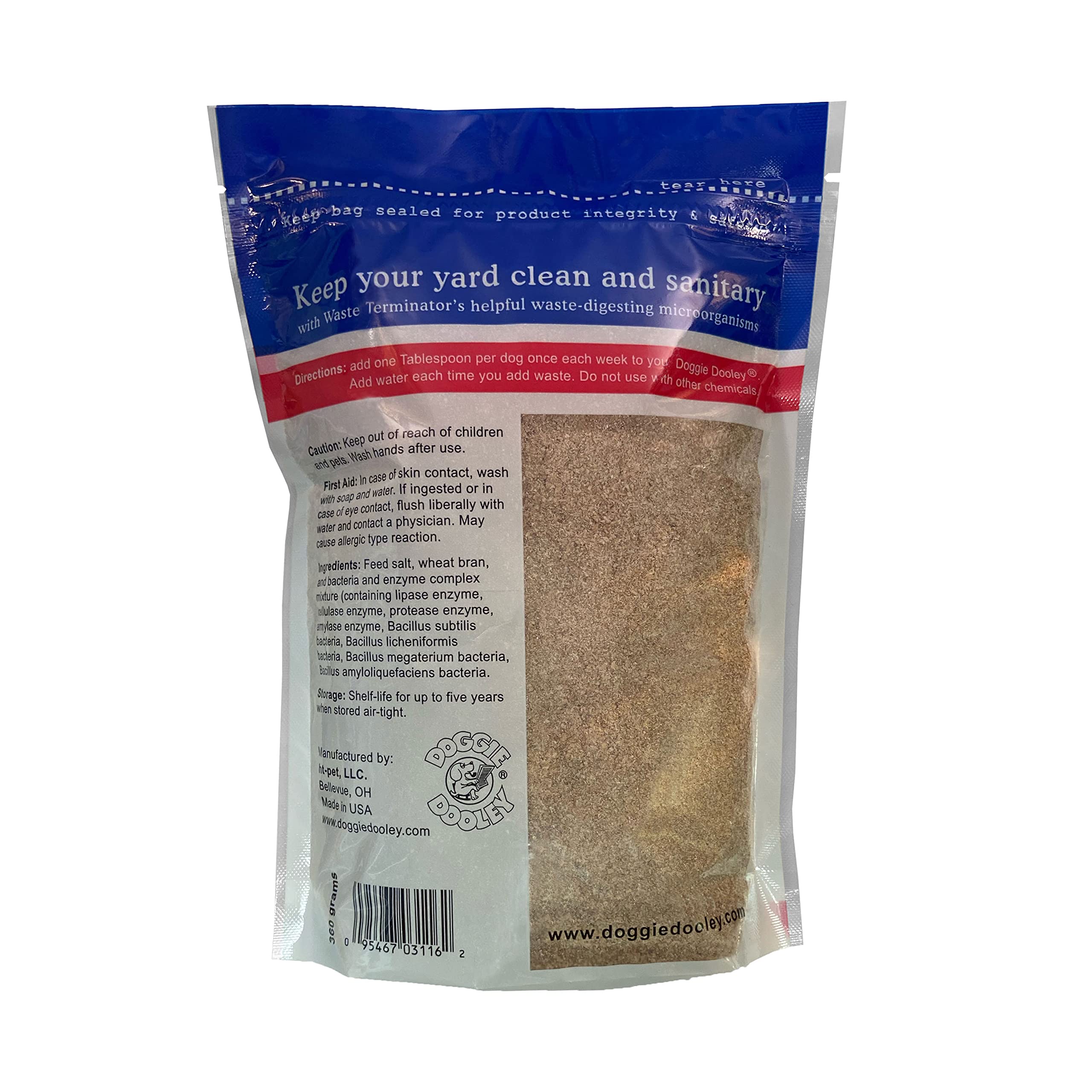 Doggie Dooley 3116 Waste Terminator, 1-Year Supply , 12.69 Ounce (Pack of 1)