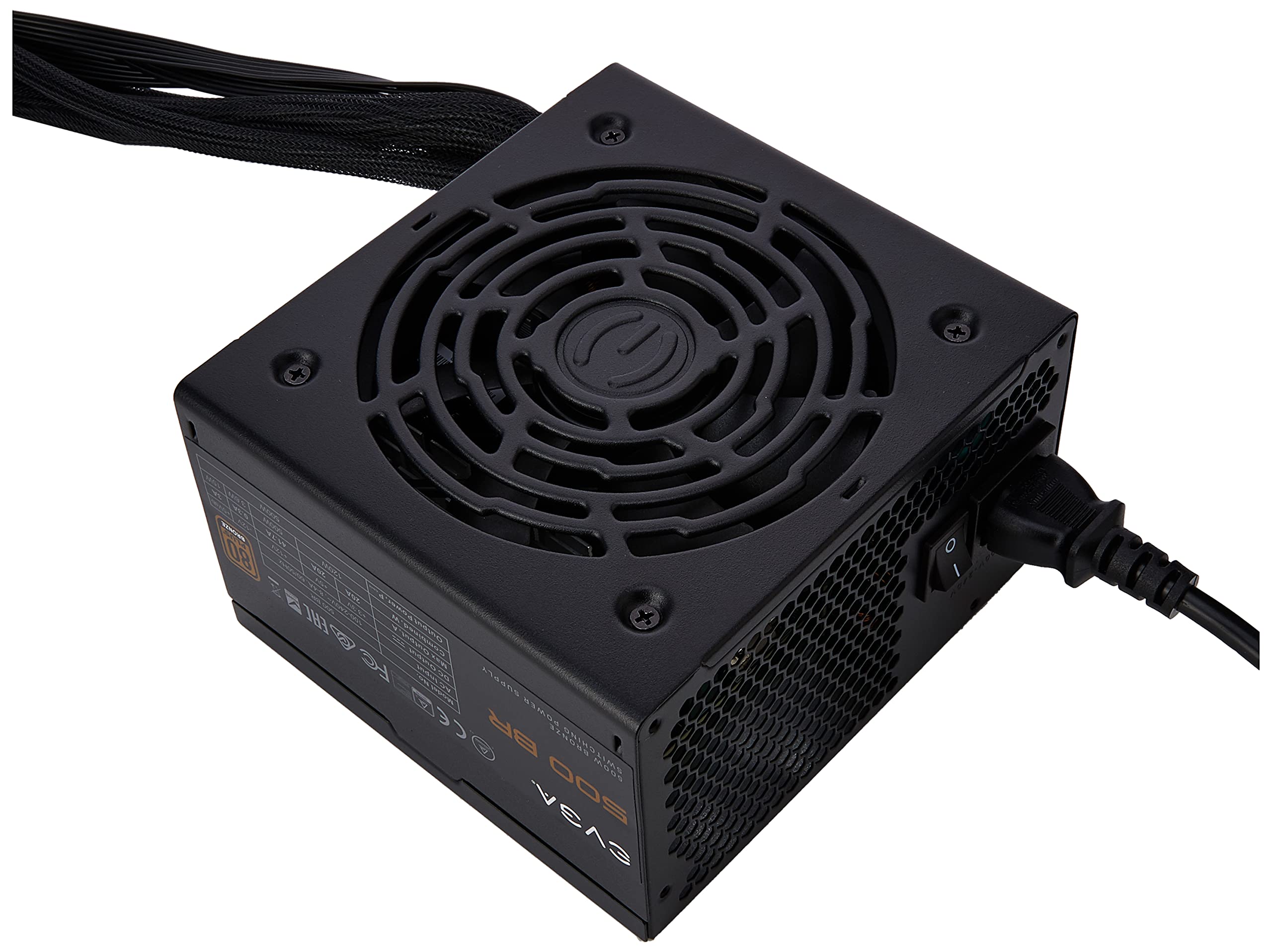 Evga 100-Br-0500-K3 500 Br, 80+ Bronze 500W, Power Supply