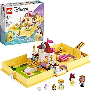 LEGO Disney Belle’s Storybook Adventures 43177 Creative Building Kit Toy (111 Pieces)