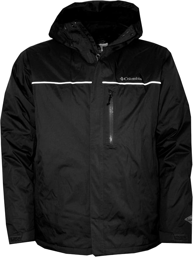 Columbia Men's Rainy Pass Waterproof Light Insulated Rain Hooded Jacket Amazon.co.uk Clothing