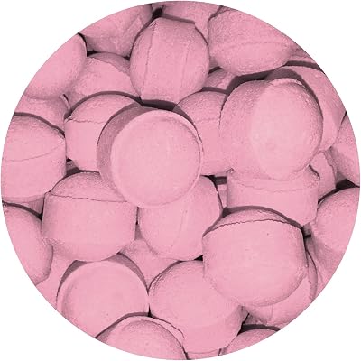 Bath Bubble & Beyond 1kg Damask Rose Scented Bath Marbles Fizzers Mini Bombs