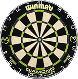 WINMAU Diamond Dartboard MvG Professional Bristle Board