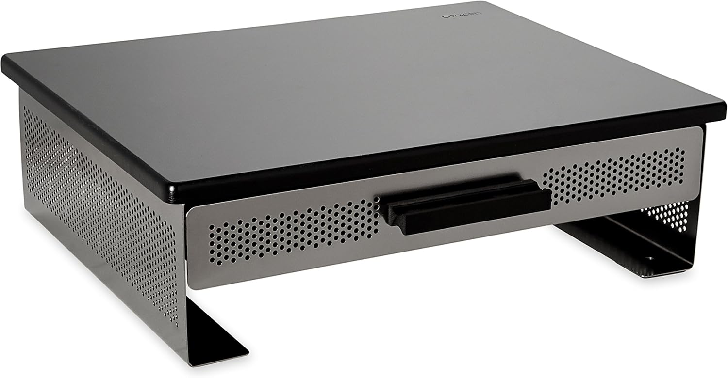 Rolodex Wood Tones Collection Printer Stand, Black (82431) : Desktop Printer Stand : Office Products