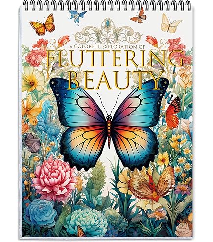 Butterfly Coloring Pages | 50 Printable Butterfly And Flower Coloring Sheets For Kids And Adults | Coloring Book | Party Activity
