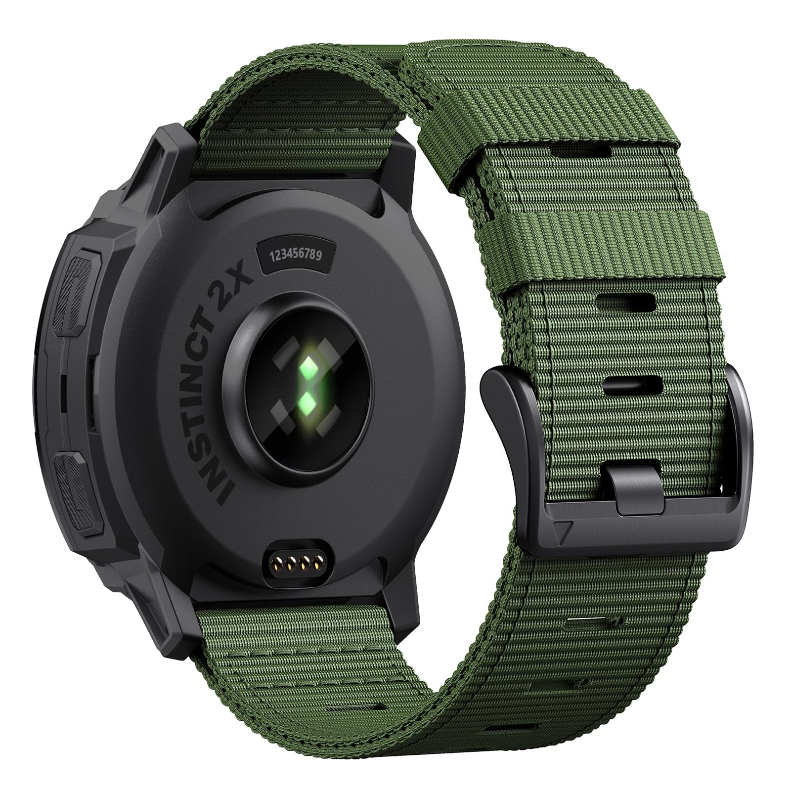Photo 1 of EKINGEEK Rugged Nylon Watch Band for Garmin Instinct 2X/3 50mm (Solar & AMOLED) Tactical-Style Strap with Tools, Fits for Garmin Instinct 50mm Models