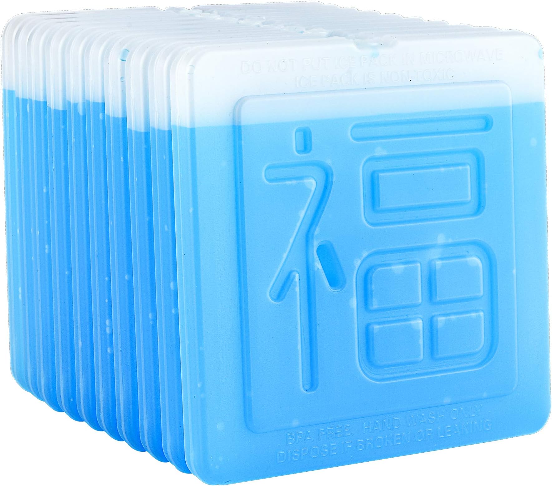 OICEPACK Ice Packs for Lunch Box - Freeze Boards Reusable - Slim Long Lasting Cool Freezer Blocks for Lunch Bags and Cooler