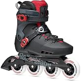 Rollerblade Maxxum XT Men's Adult Urban Inline Skate, Black and Red, Performance Inline Skates