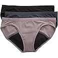 Hanes Women's Comfort, Period Underwear Pack, Light Leaks Period Panties, Light Protection Underwear, 3-Pack