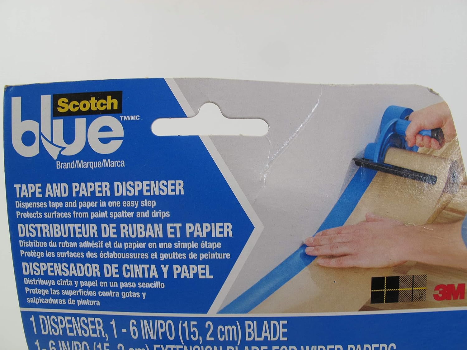 3M Hand-Masker Pre-Assembled Masking Film and Tape Kit - Tape Applicators - 