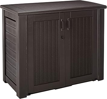 Rubbermaid - Armario decorativo para patio, resistente a la intemperie