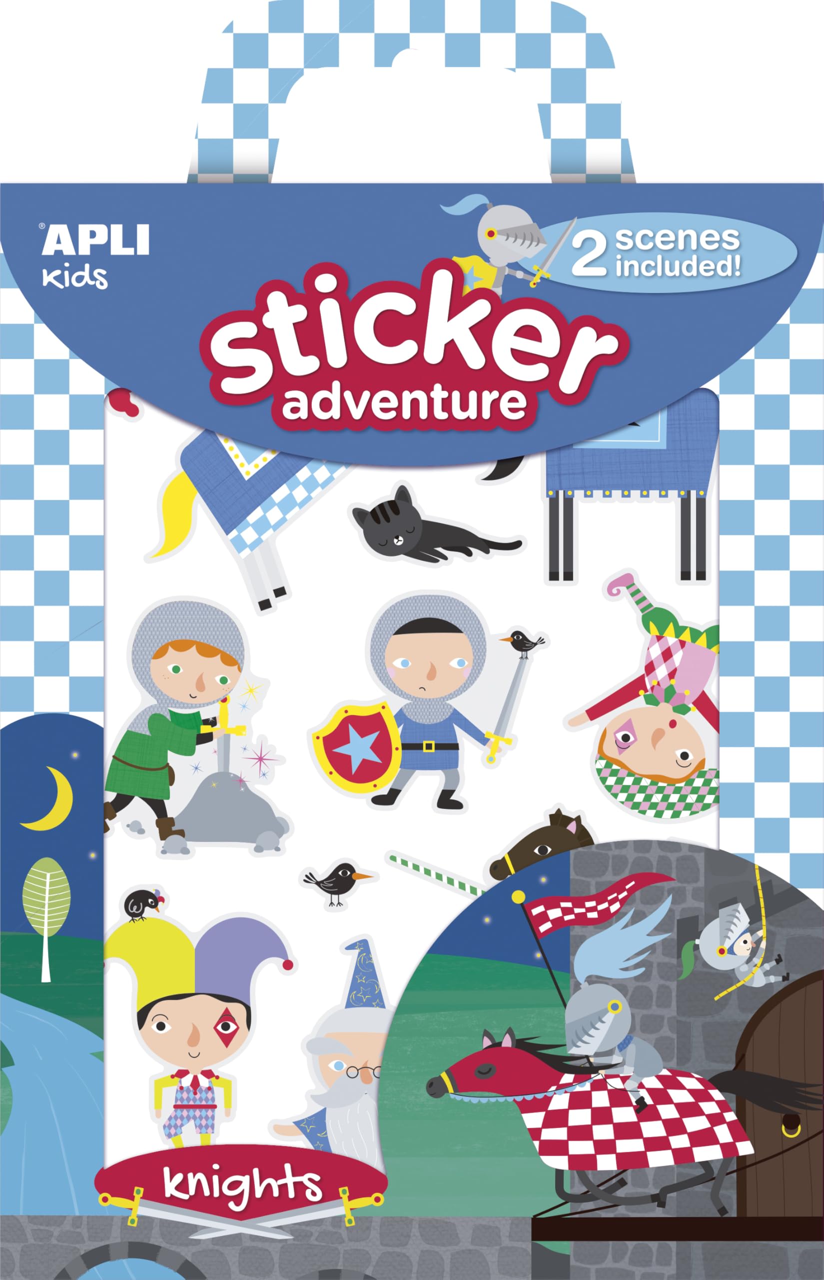 APLI Kids 16765 – Knights Sticker Adventure Gum Set