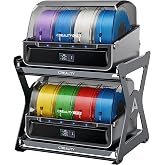 Creality Official CFS Workstand, CFS Stand Space-Saving Dual-Layer Pull-Out Shelves, 15kg Capacity per Layer with Metal Damping Slides, Anodized Aluminum Bracket for Holds 3D Printers/Filament Dryer/CFS-C/CFS Storage