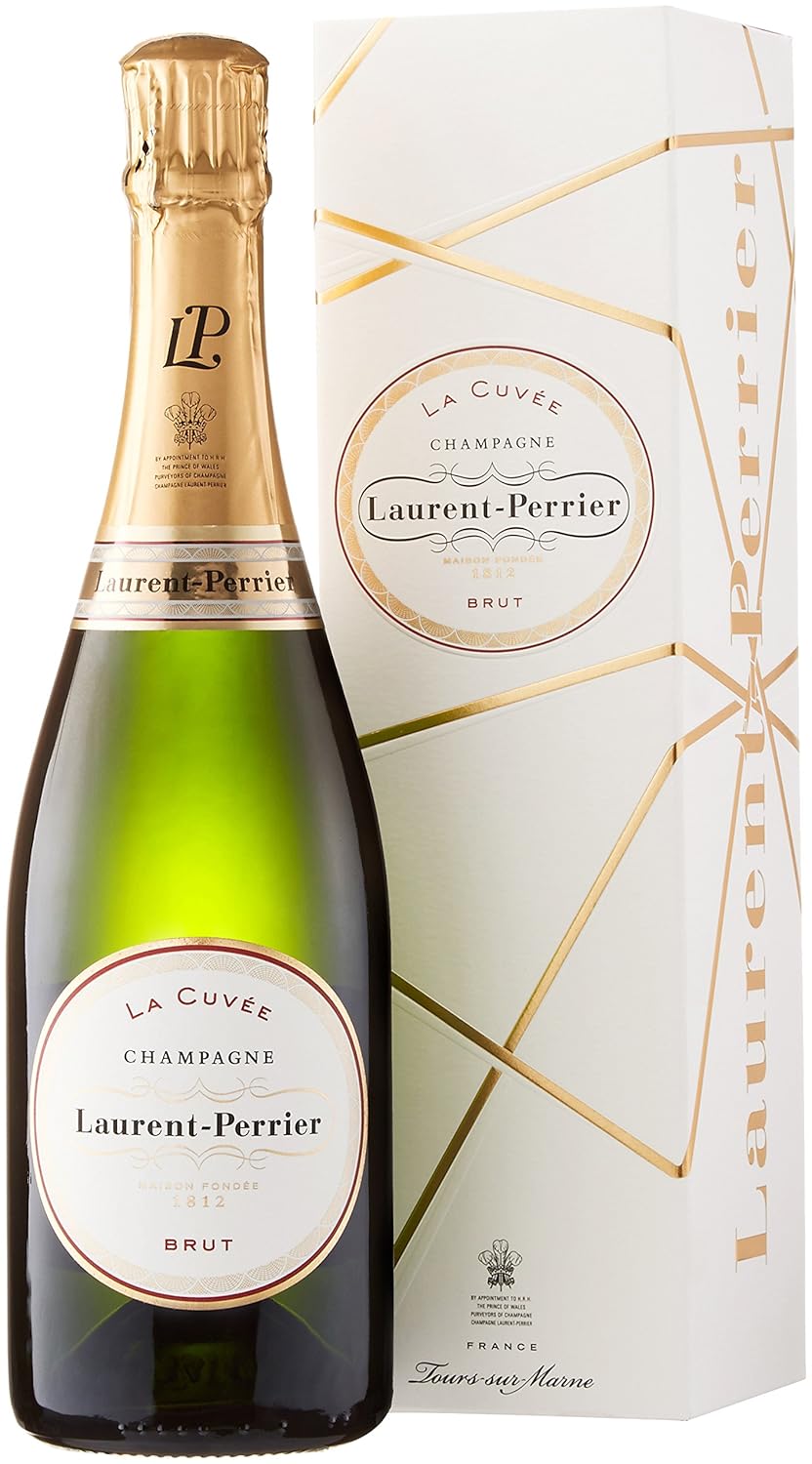 【英国王室御用達のシャンパン】 ローラン・ペリエ ラ キュベ 750ml ギフトカートン入り [フランス/シャンパン/辛口/1本]: 食品・飲料・お酒