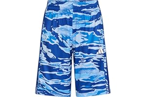 adidas Boys AOP Tiger Camo 3-Stripe Short