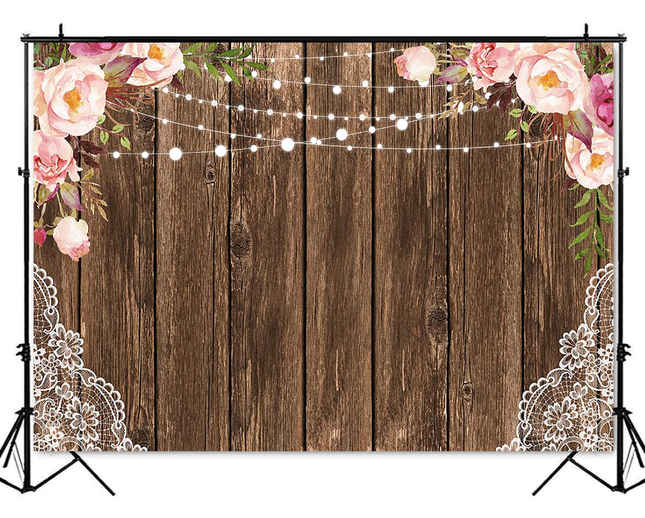Amazon Com Mocsicka Rustic Floral Wood Floor Backdrop Lace Brown Amazon Com Mocsicka Rustic Floral Wood Floor Backdrop Lace Brown