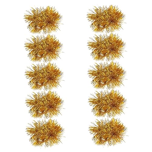 Milisten 10pcs Cheerleading Wrist Flower Compact Pom Poms Cheerleader Wristband Cheerleading Pom Poms Cheerleading Prop Poms Poms Cheer Lightweight Prop The Bell Outdoor Child Plastic