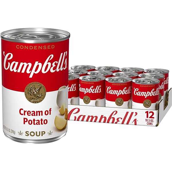 CAMPBELL’S CONDENSED CREAM OF POTATO SOUP, 10.5 OZ CAN (12 PACK)