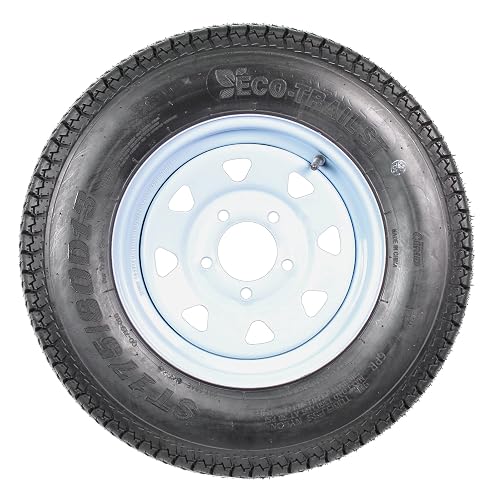 15 Inch Trailer Tires And Rims ECustomrim 2-Pack Trailer Wheels 14x5.5 ...
