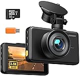 iZEEKER 2.5K Dash Cam, 1440P QHD Car Camera with