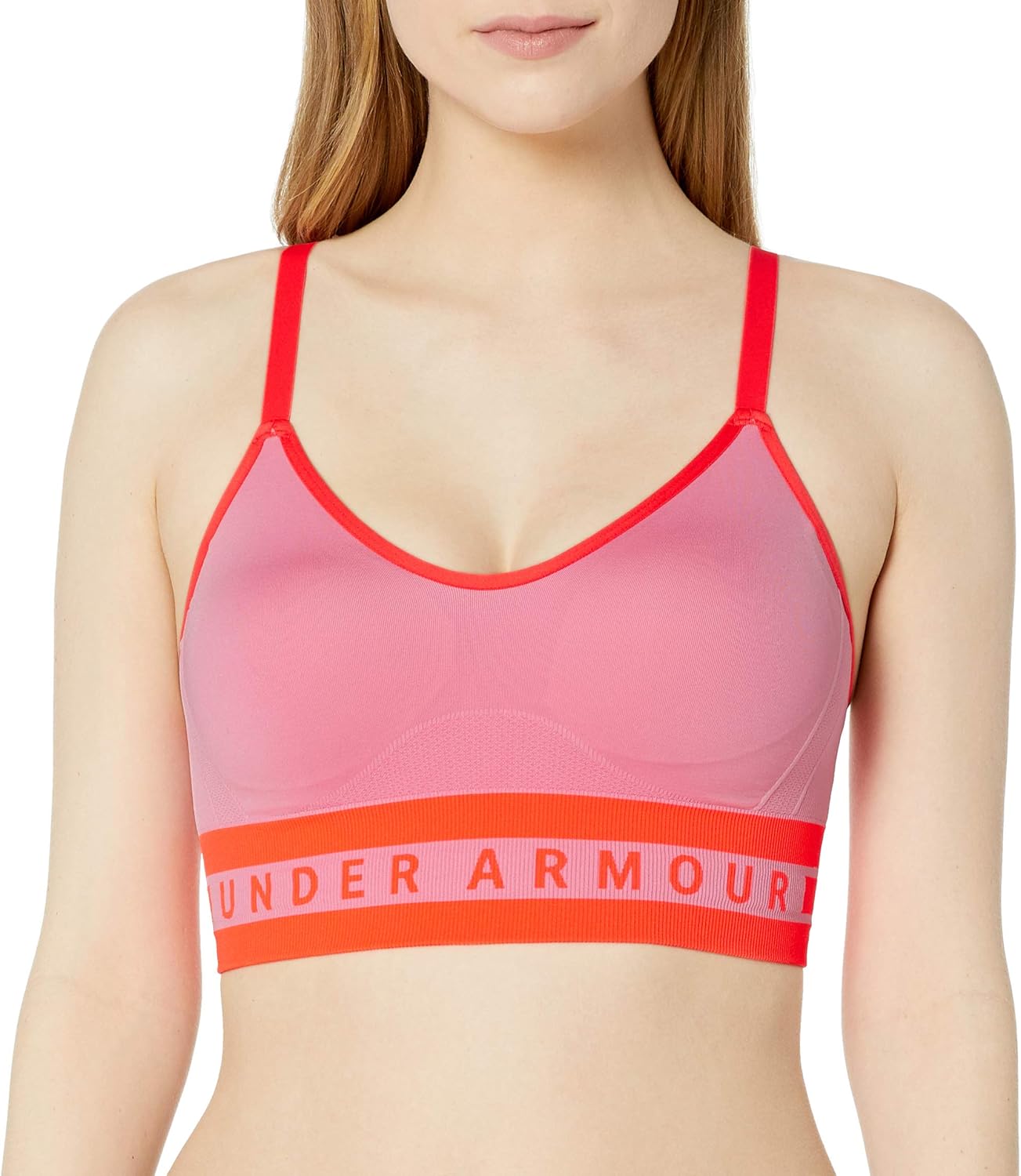 seamless longline sports bra