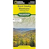 Great Smoky Mountains National Park Map (National Geographic Trails Illustrated Map, 229)
