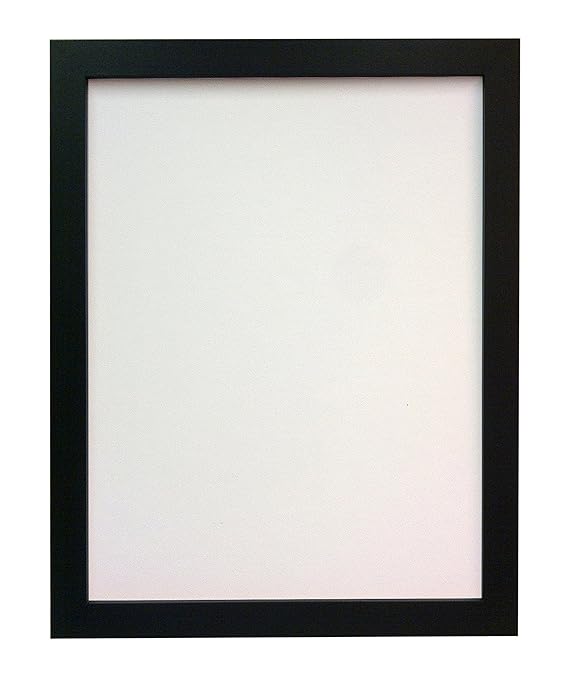 Frames By Post 25mm wide H7 Black Picture Photo Frame 50 x70cm (Plastic