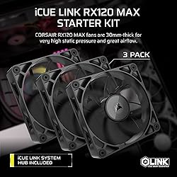 CORSAIR iCUE Link RX120 MAX 120mm PWM Thick Fans