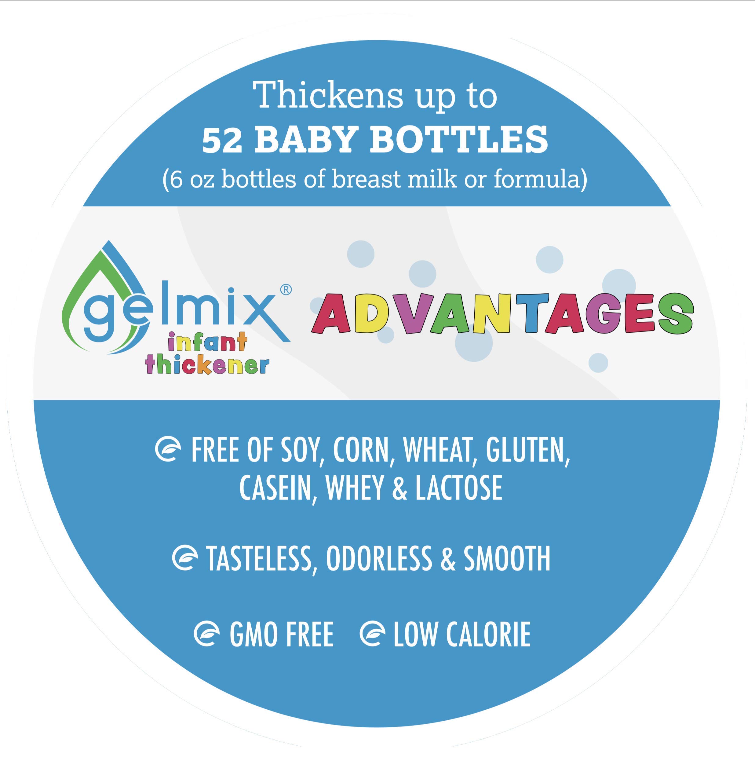 USDA Organic Gelmix Infant Thickener for Breast Milk and Formula, 4.4oz Jar Buy Online in UAE