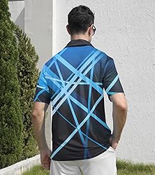 uideazone Mens Funny Golf Shirts Athletic Fit Polo