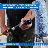Harris Trade Long Pile Micropoly Roller Sleeve 9 Inch view 4