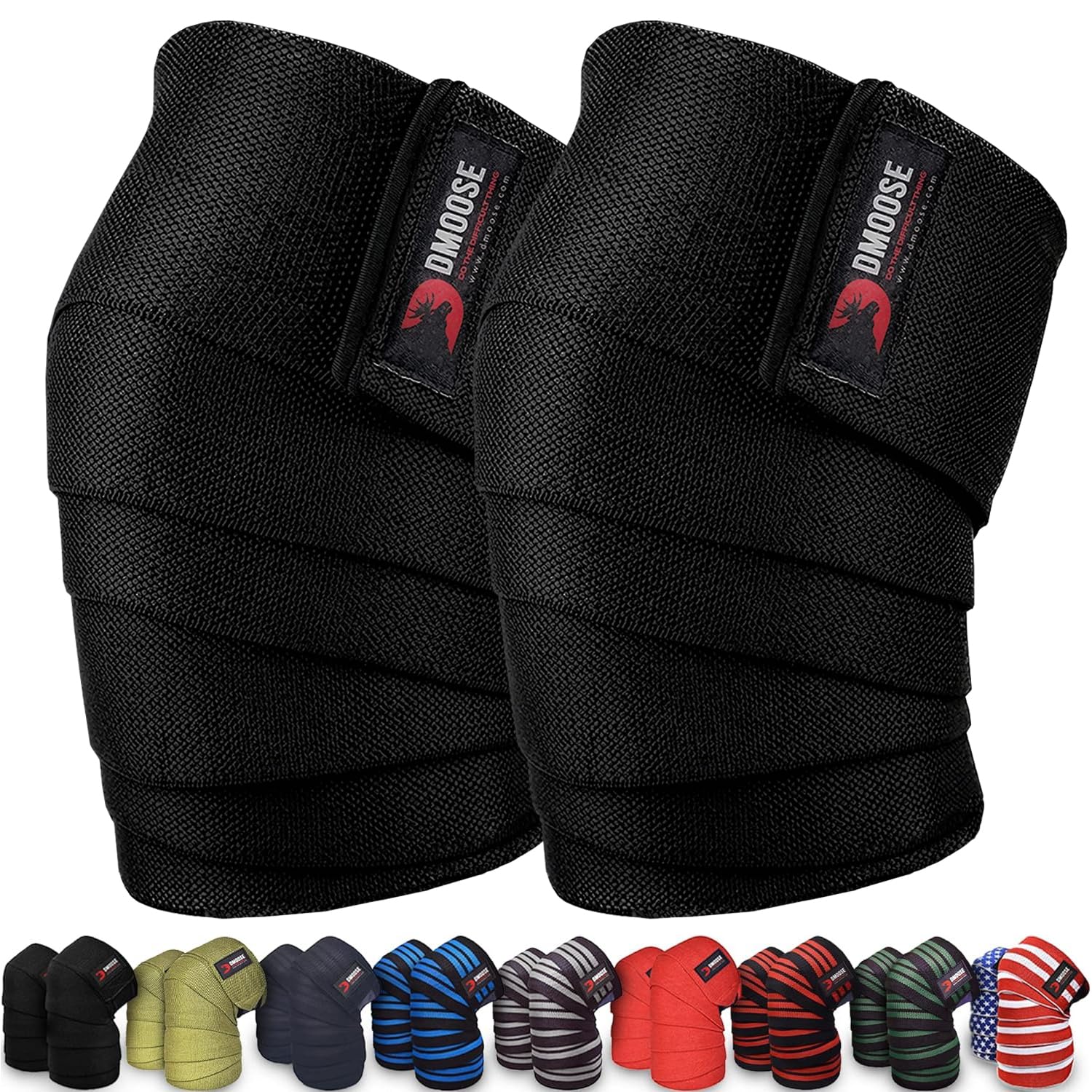 Mua DMoose Knee Wraps for Weightlifting, Powerlifting, Deadlifting