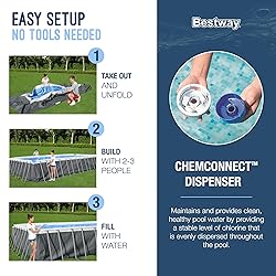Bestway Power Steel 31' 4" x 16' x 52" Rectangular