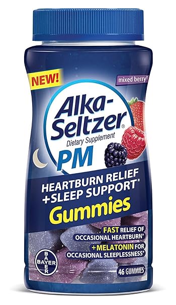 Amazon.com : Alka Seltzer PM Heartburn Relief Plus Sleep Support Chews, 46 Count (1 Bottle) : Beauty