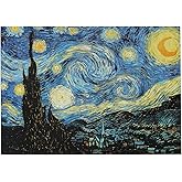 Moruska Starry Night by Vincent Van Gogh Jigsaw Puzzle 1000 Piece Puzzles for Adults