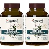 Himalaya Holy Basil, 60 Day Supply - Herbal Adrenal Support for Stress Relief, Relaxation, Energy Support and Occasional Sleeplessness - Vegan, Non-GMO, Gluten Free, 720 mg, 60 Capsules, Pack of 2