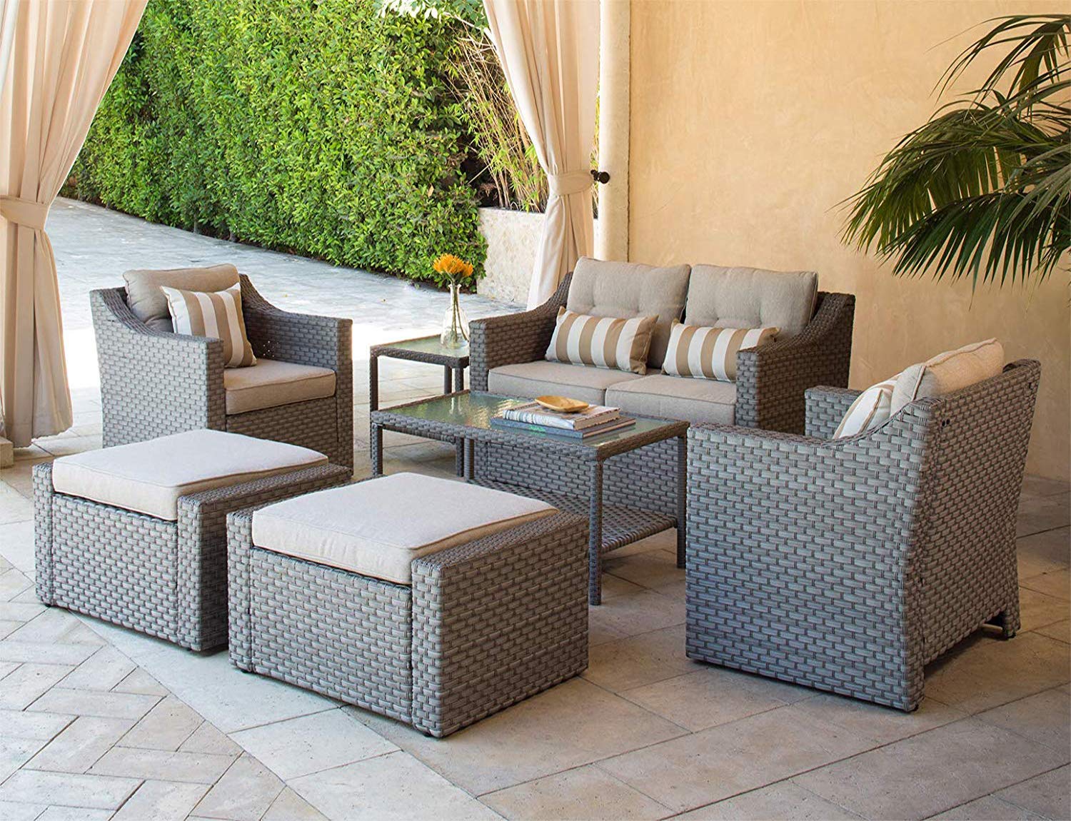 Best Solaura Outdoor Furniture 7 Piece