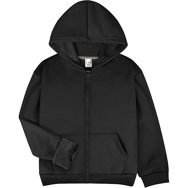 Amazon.com: Quad Seven Boys Zip Up Hoodie - Cozy Sherpa-Lined