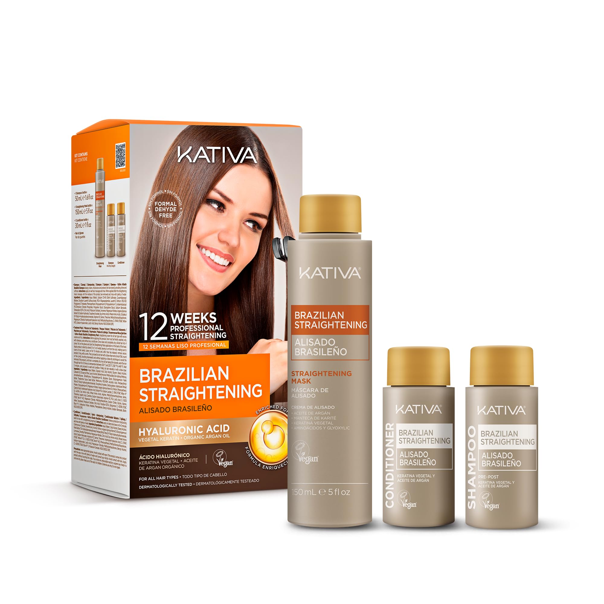 KATIVA Brazilian Straightening Kit