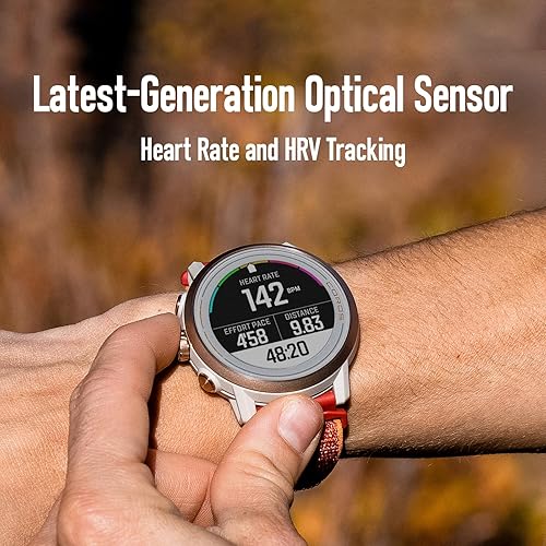 COROS APEX Series Outdoor GPS Watch, Sapphire Titanium, On-Wrist  Navigation, Offline Maps, Heart R