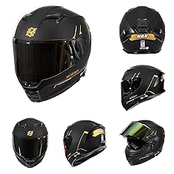 HAX Force Aerodynamic Full Face Helmet for Street