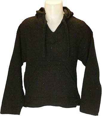 black poncho hoodie
