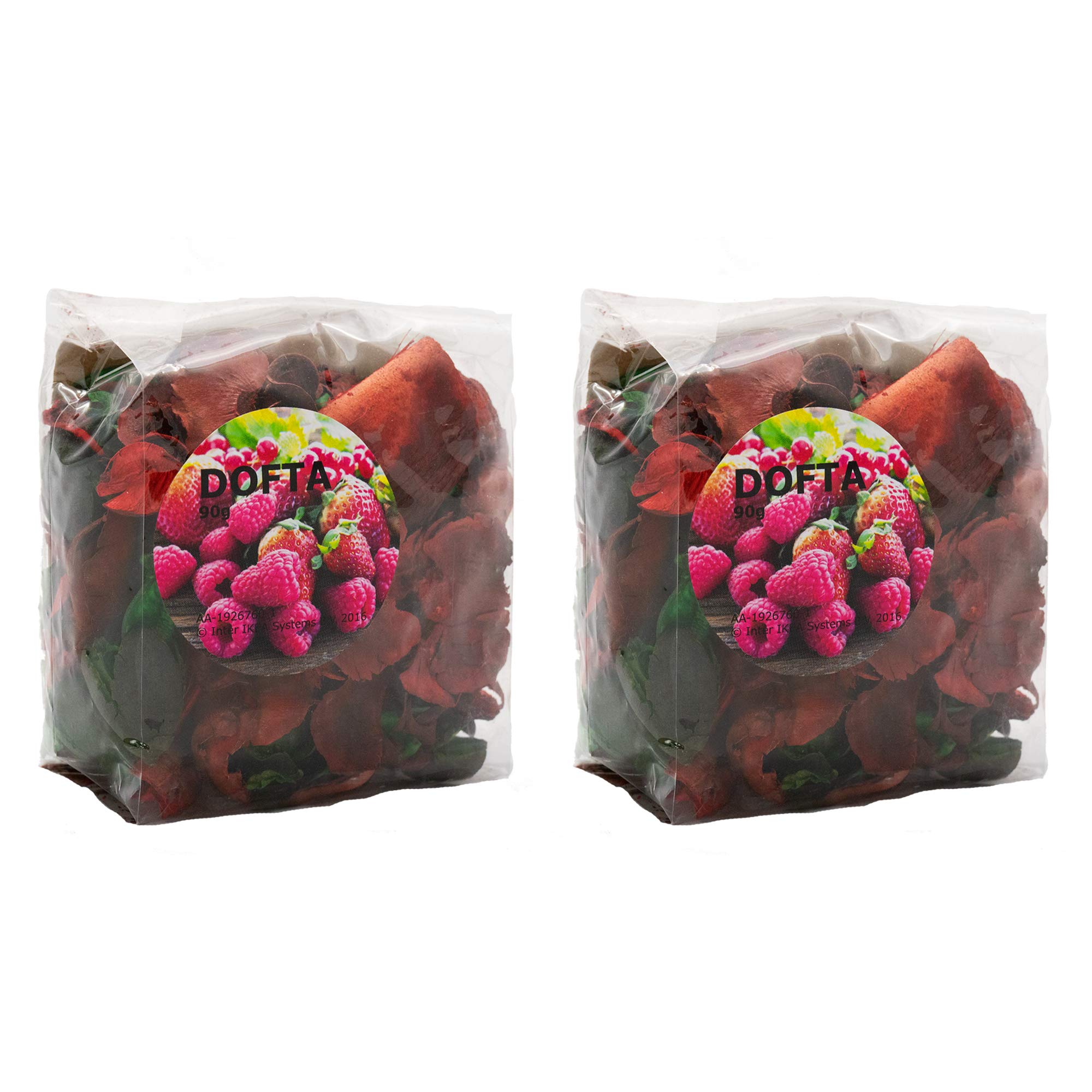 Ikea DOFTA Red Garden Berries Potpourri - Set of 2 Bags