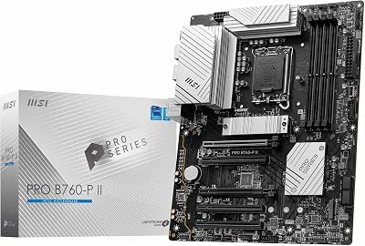 MSI PRO B760-P II Motherboard ATX LGA1700 DDR5 7000+MHz PCIe4.0 2.5G LAN