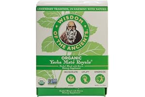 Wisdom of the Ancients - Organic Yerba Mate Royale Tea - 16 Tea Bags