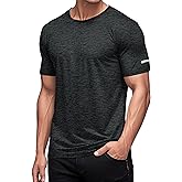 MAGCOMSEN Men's Workout T Shirts Athletic Short Sleeve Crew Neck Tee Lightweight Dry Fit Running Gym Shirts
