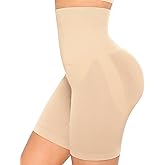 FeelinGirl Tummy Control Shapewear Shorts Body Shaper for Women High-Waisted Thigh Slimming