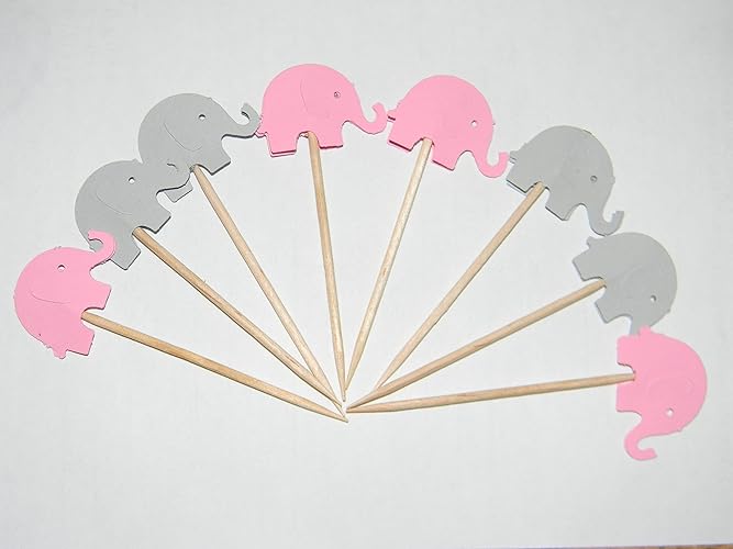 elephant cupcake toppers
