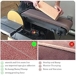 POTUINOM Sanding Belt 4 x 24 Inch,Belt Sander Belts
